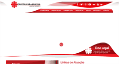 Desktop Screenshot of caritasne2.org.br