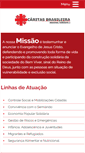 Mobile Screenshot of caritasne2.org.br